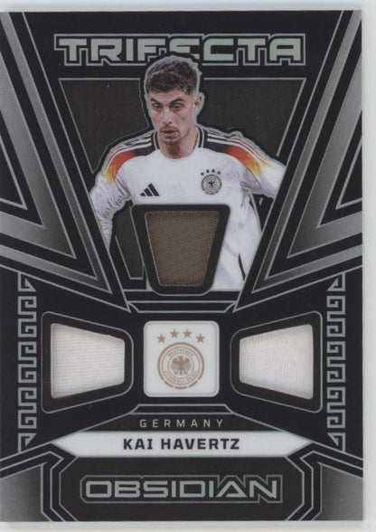 Kai Havertz 2023 - 24 Panini Obsidian Trifecta Swatch 024/199 TM - KH - Collector Store LLC