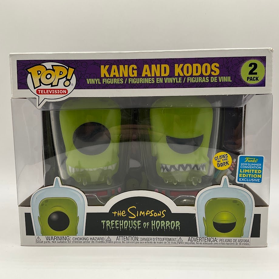 Kang & Kodos Funko Pop! The Simpsons Treehouse of Horror 2 Pack GITD 2019 Summer - Collector Store LLC