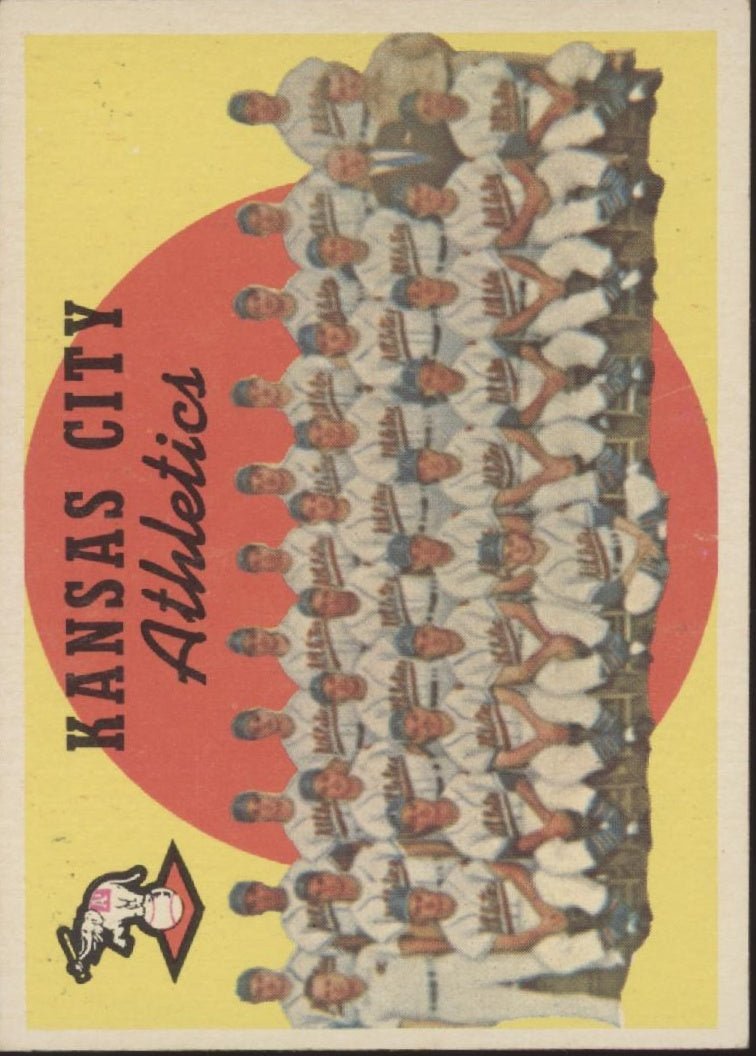 Kansas City Athletics 1959 Topps Checklist #172 VG - EX - Collector Store LLC