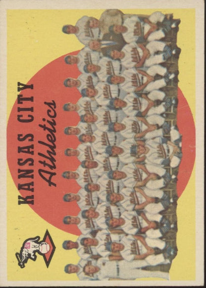 Kansas City Athletics 1959 Topps Checklist #172 VG - EX - Collector Store LLC