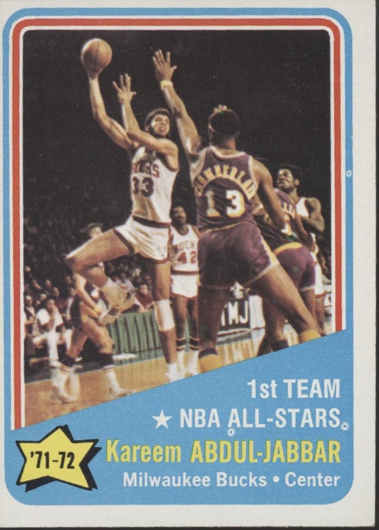 Kareem Abdul - Jabbar 1972 - 73 Topps #163 Milwaukee Bucks VG - EX - Collector Store LLC