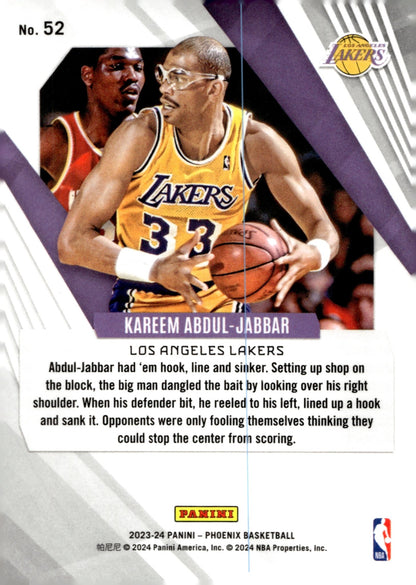 Kareem Abdul - Jabbar 2023 - 24 Panini Phoenix Ice Refractor #52 - Collector Store LLC