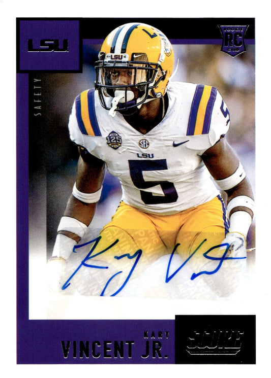 Kary Vincent Jr. 2021 Panini Chronicles Score Draft Picks RC Auto #SA - KVI - Collector Store LLC