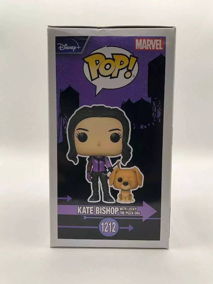 Kate Bishop with Lucky the Pizza Dog Funko Pop! Hawkeye #1212 - Collector Store LLC