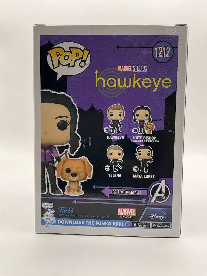 Kate Bishop with Lucky the Pizza Dog Funko Pop! Hawkeye #1212 - Collector Store LLC