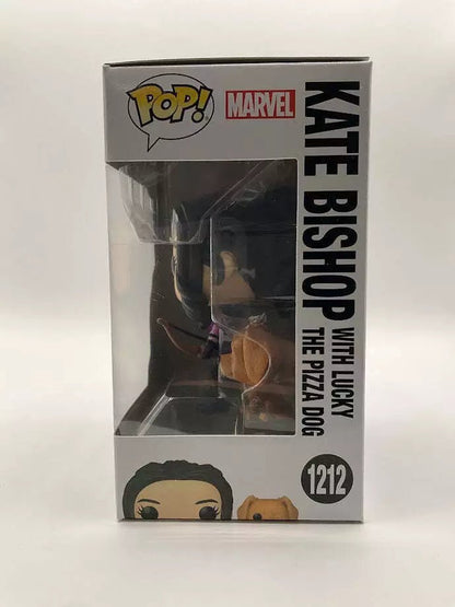 Kate Bishop with Lucky the Pizza Dog Funko Pop! Hawkeye #1212 - Collector Store LLC