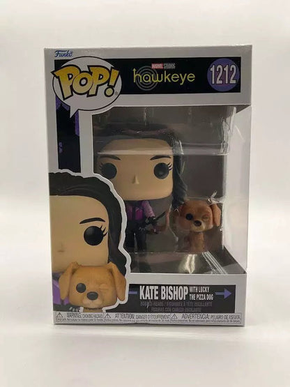 Kate Bishop with Lucky the Pizza Dog Funko Pop! Hawkeye #1212 - Collector Store LLC