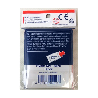 KMC Mini Clear Sleeves - USA Edition