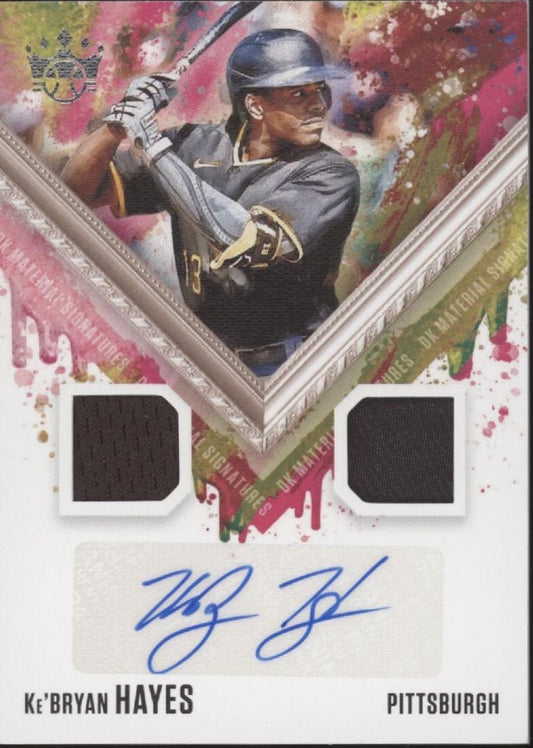 Ke'Bryan Hayes 2021 Panini Diamond Kings Swatches Auto #DKMS - KH - Collector Store LLC
