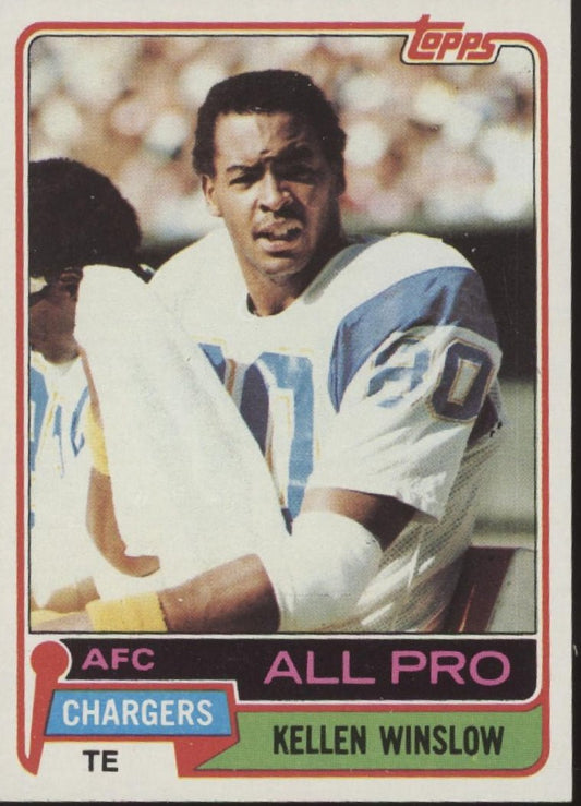Kellen Winslow 1981 Topps RC #150 San Diego Chargers #2 - Collector Store LLC