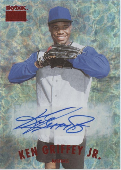 Ken Griffey Jr. 2021 Skybox Metal Universe Champions Premium Auto #RS - 14 - Collector Store LLC