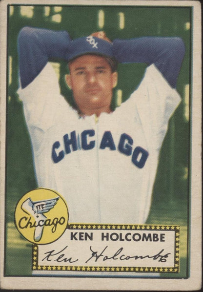 Ken Holcombe 1952 Topps #95 Chicago White Sox VG #2 - Collector Store LLC