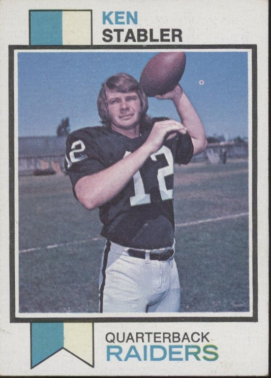 Ken Stabler 1973 Topps RC #487 Oakland Raiders GD - Collector Store LLC