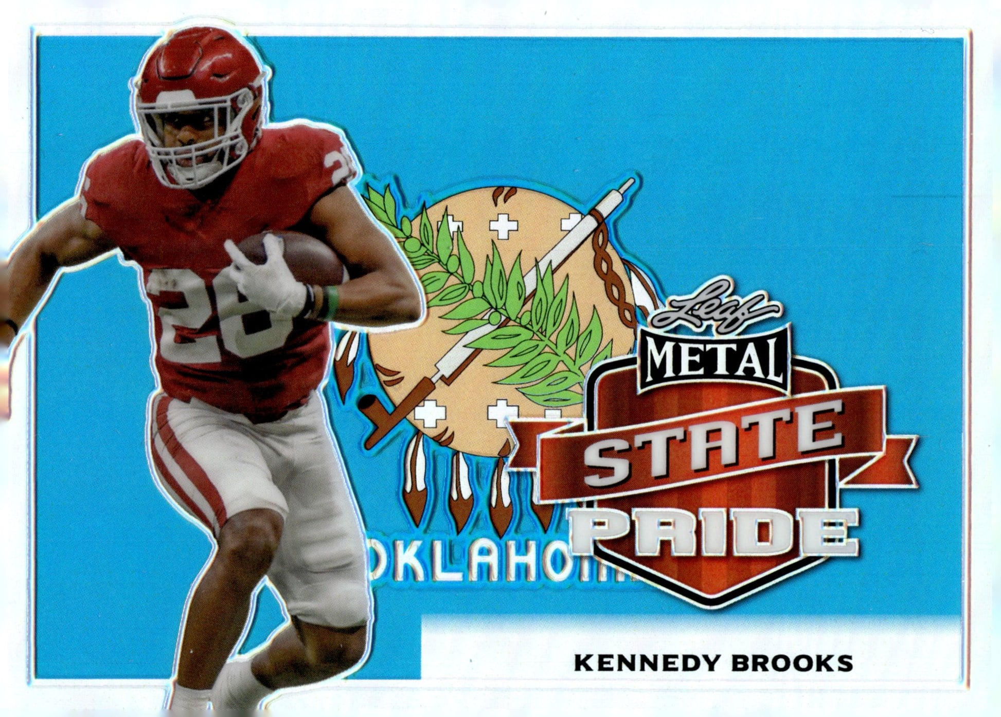 Kennedy Brooks 2022 Leaf Metal State Pride Refractor #SP - KB1 - Collector Store LLC