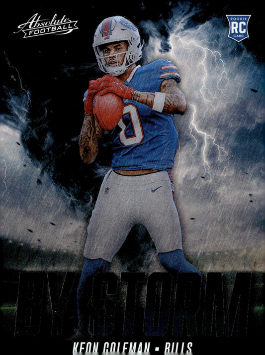 Keon Coleman 2024 Panini Absolute By Storm RC #BS - KCN - Collector Store LLC