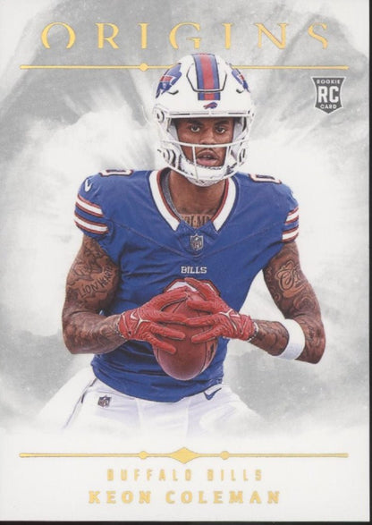 Keon Coleman 2024 Panini Origins RC #129 - Collector Store LLC