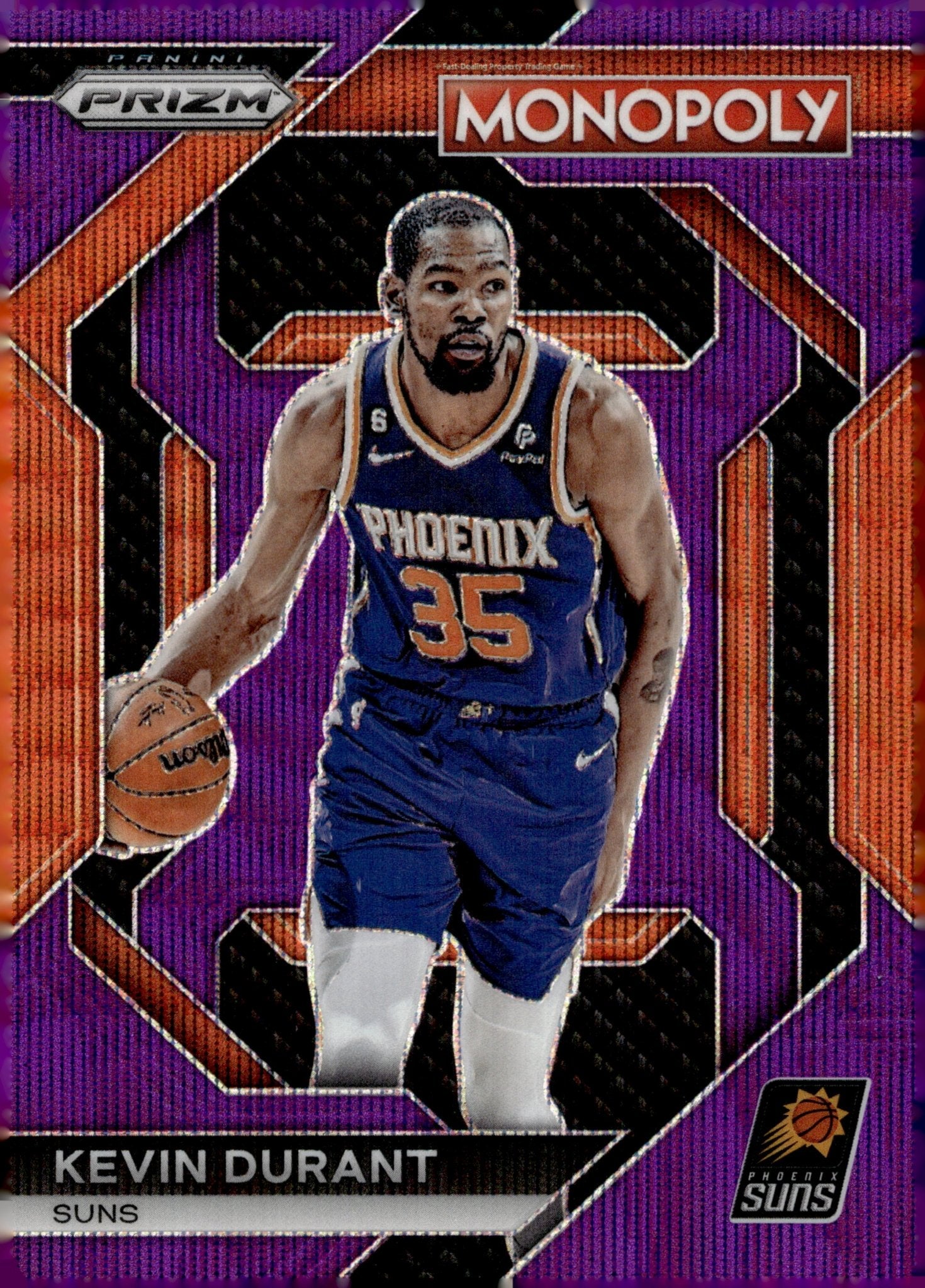 Kevin Durant 2023 - 24 Panini Prizm Monopoly Purple Wave Prizm #PS6 - Collector Store LLC