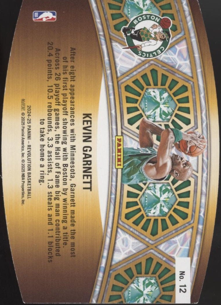 Kevin Garnett 2024 - 25 Panini Revolution Die - Cut 12 - Collector Store LLC