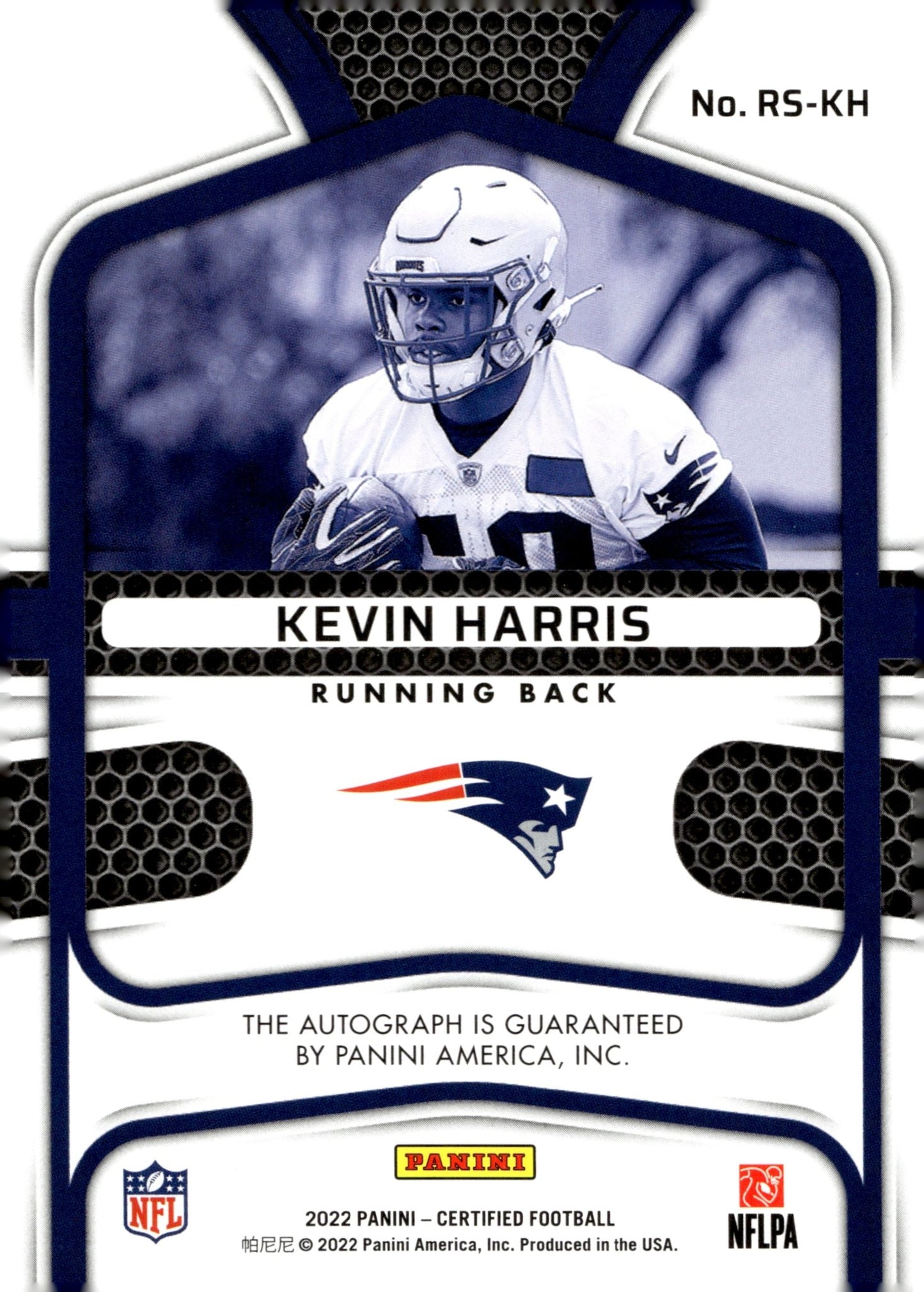 Kevin Harris 2022 Panini Certified Red Mirror RC Auto 40/99 #RS - KH - Collector Store LLC