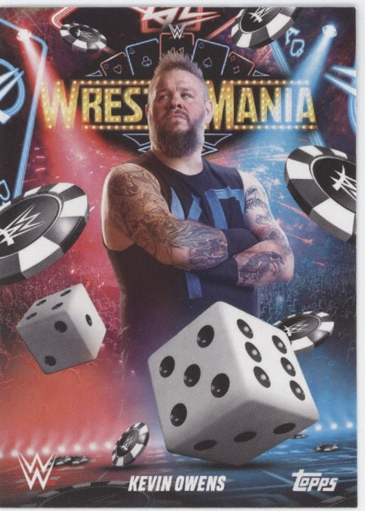 Kevin Owens 2025 Topps Wrestlemania WM - 30 - Collector Store LLC