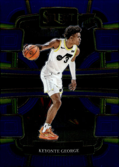 Keyonte George 2023 - 24 Panini Select Blue Prizm RC #75 - Collector Store LLC