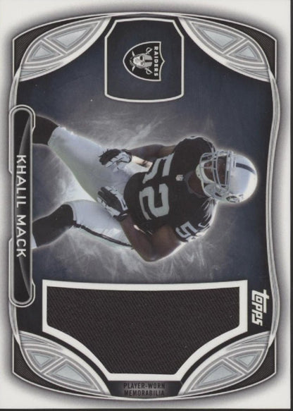 Khalil Mack 2014 Topps Jumbo Swatch RC #RJR - KM - Collector Store LLC