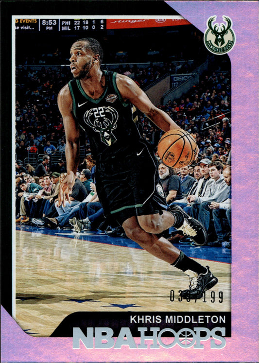 Khris Middleton 2018 - 19 Panini Hoops Holo 039/199 #14 - Collector Store LLC