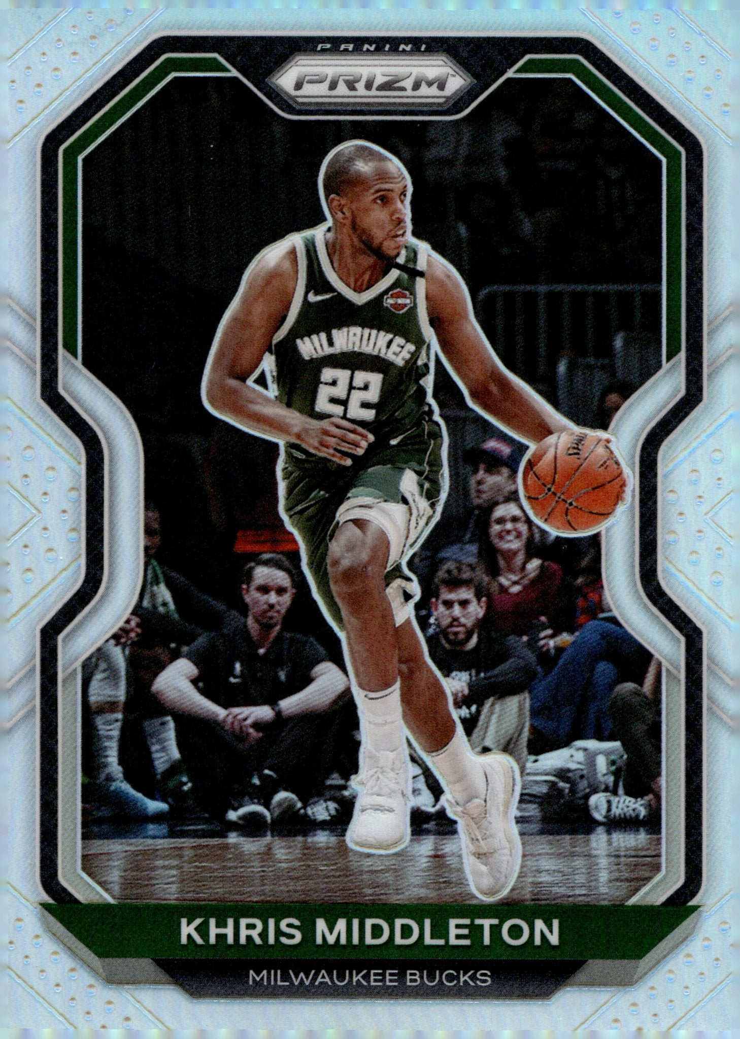 Khris Middleton 2020 - 21 Panini Prizm Silver Prizm #92 - Collector Store LLC
