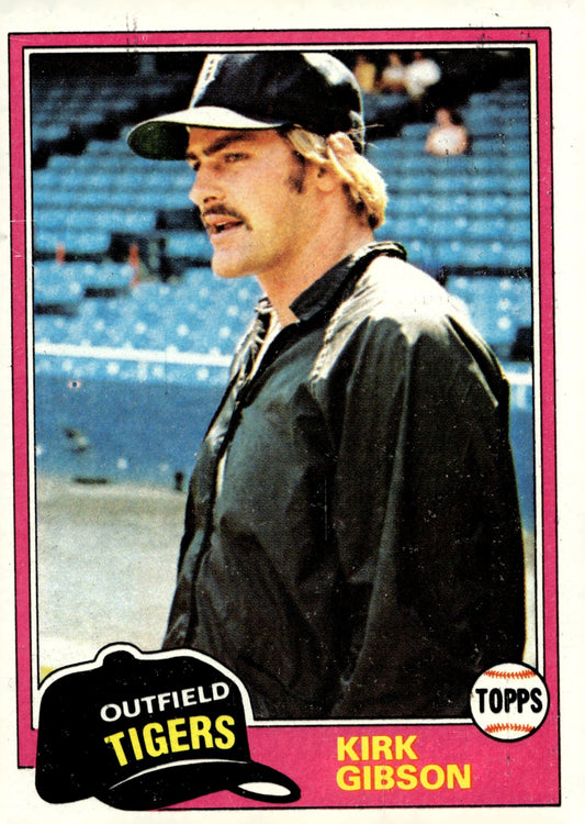 Kirk Gibson 1981 Topps #315 Detroit Tigers - Collector Store LLC