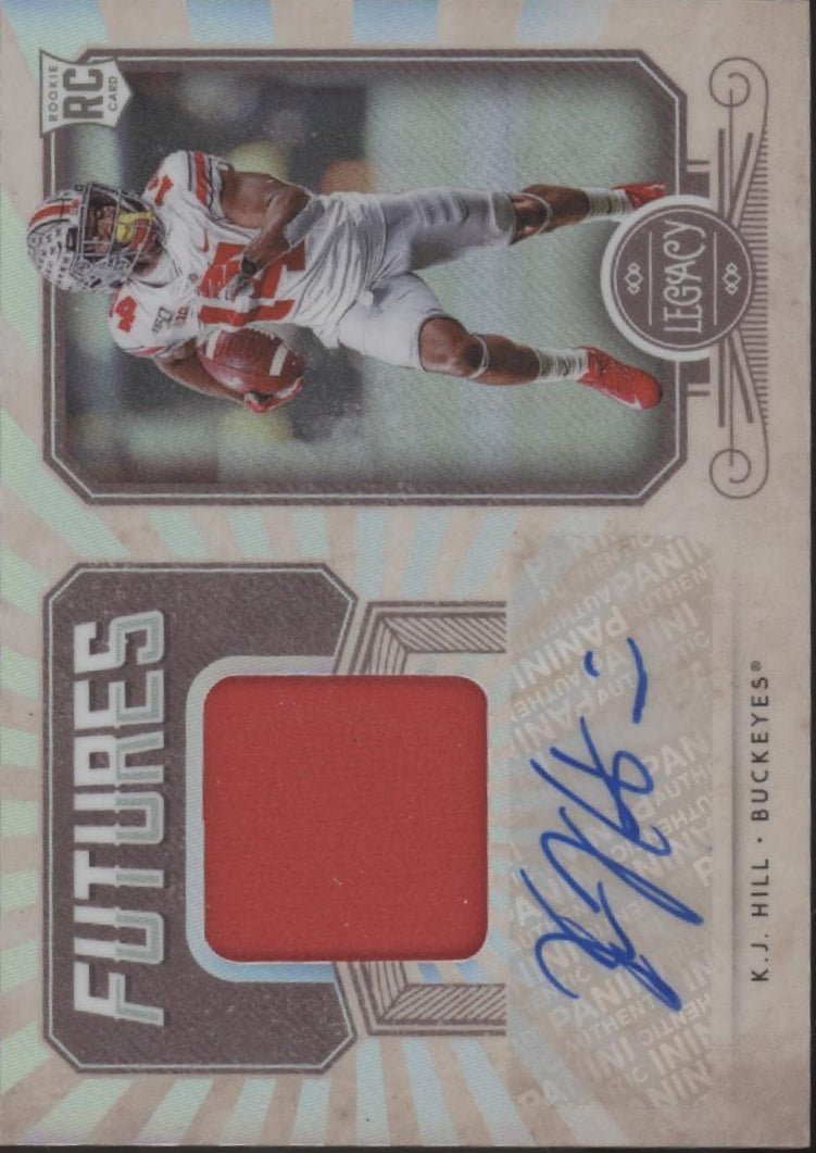 KJ Hill 2020 Panini Legacy Futures Refractor Swatch RC Auto 014/399 #FP - KJ - Collector Store LLC