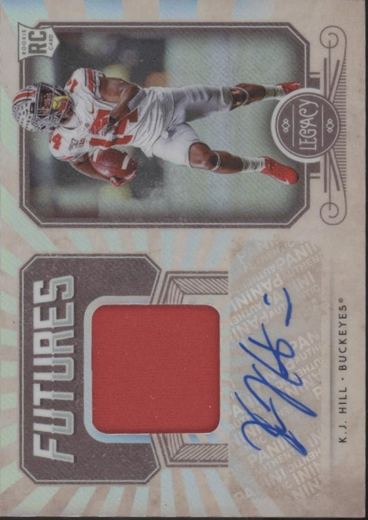 KJ Hill 2020 Panini Legacy Futures Refractor Swatch RC Auto 014/399 #FP - KJ - Collector Store LLC