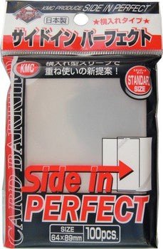 KMC Perfect Barrier Side In Standard Sized Sleeves 100 Ct. - Clear - Collector Store LLC