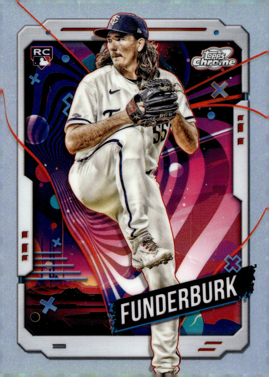 Kody Funderburk 2024 Topps Chrome Cosmic Refractor RC #104 - Collector Store LLC