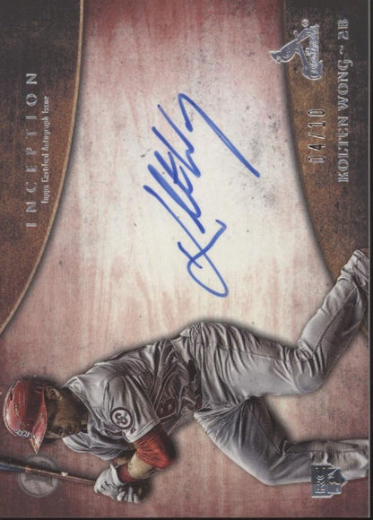 Kolten Wong 2014 Bowman Inception RC Auto 04/10 #RA - KW - Collector Store LLC