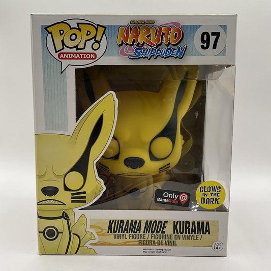 Kurama Mode Kurama Funko Pop! Naruto Shippuden #97 GITD GameStop Exclusive - Collector Store LLC