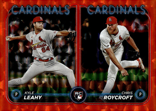 Kyle Leahy / Chris Roycroft 2024 Topps Update Series Orange Foilboard RC 038/299 - Collector Store LLC