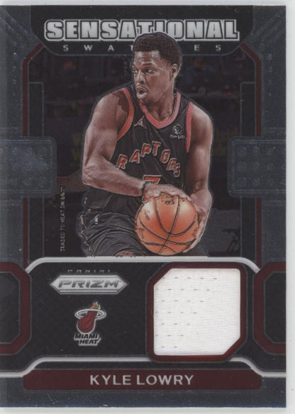 Kyle Lowry 2021 - 22 Panini Prizm Sensational Swatches #SW - KLW - Collector Store LLC