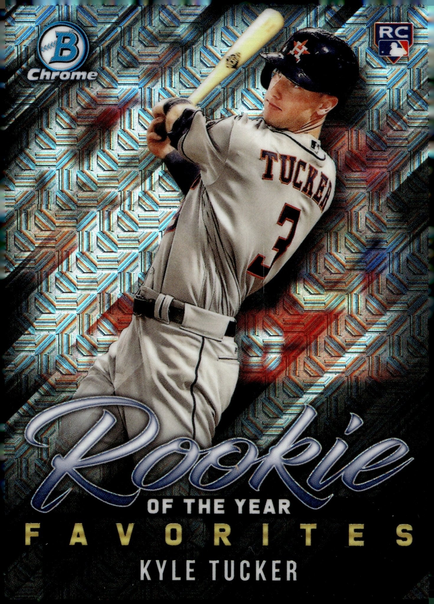 Kyle Tucker 2019 Bowman Chrome Rookie of the Year Favorites Mojo RC #ROYF - 1 - Collector Store LLC