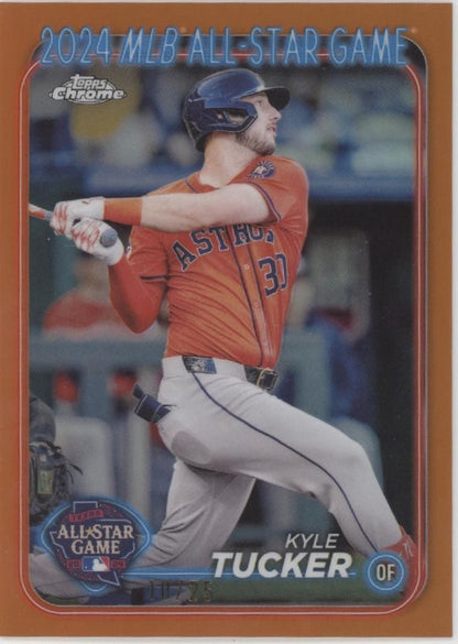 Kyle Tucker 2024 Topps Chrome All - Star Game Orange Refractor 10/25 #ASHC - 48 - Collector Store LLC