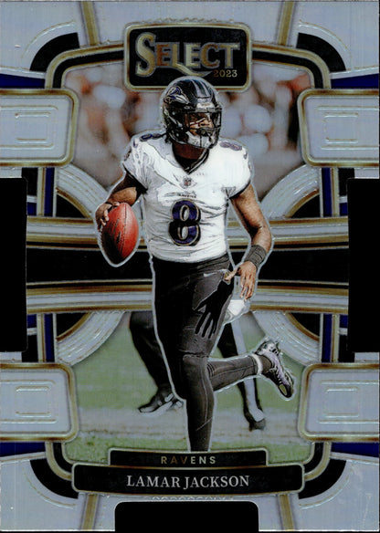 Lamar Jackson 2023 Panini Select Die - Cut Prizm #7 - Collector Store LLC