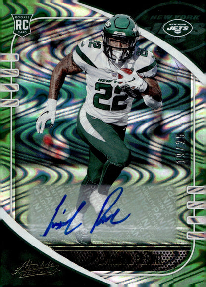 La'Mical Perine 2020 Panini Absolute Spectrum Green RC Auto 19/25 #176 - Collector Store LLC