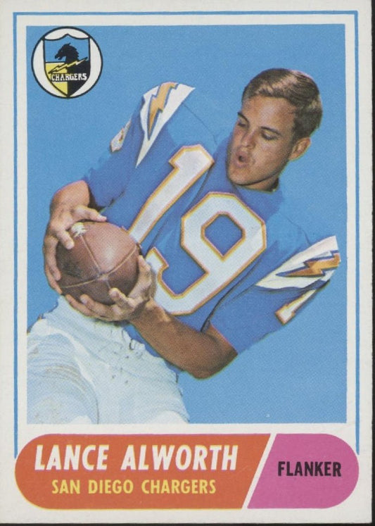 Lance Alworth 1968 Topps #193 San Diego Chargers NM - Collector Store LLC