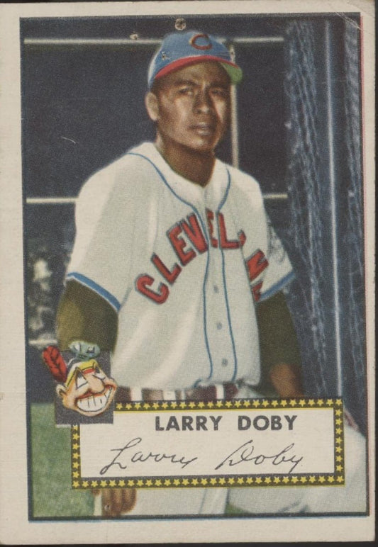 Larry Doby 1952 Topps #243 Cleveland Indians GD - Collector Store LLC