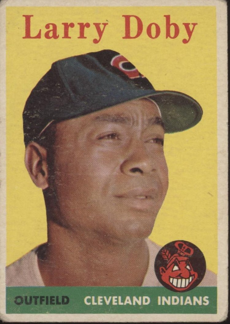 Larry Doby 1958 Topps #424 Cleveland Indians GD #2 - Collector Store LLC