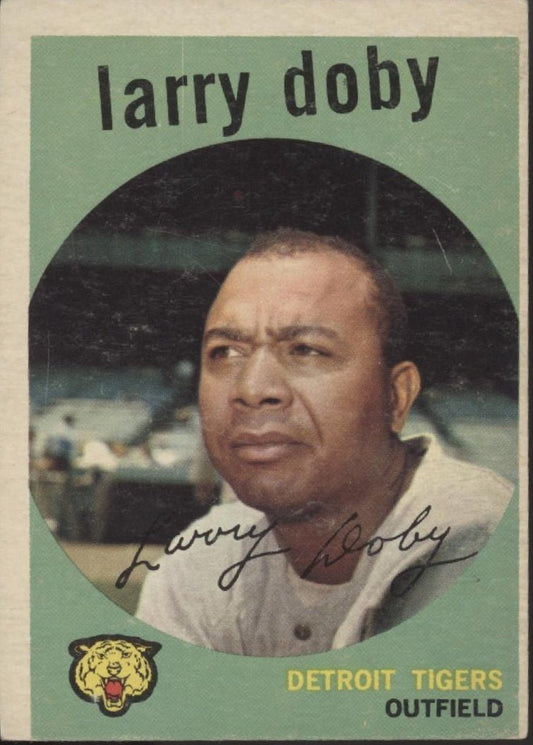 Larry Doby 1959 Topps #455 Detroit Tigers GD - Collector Store LLC