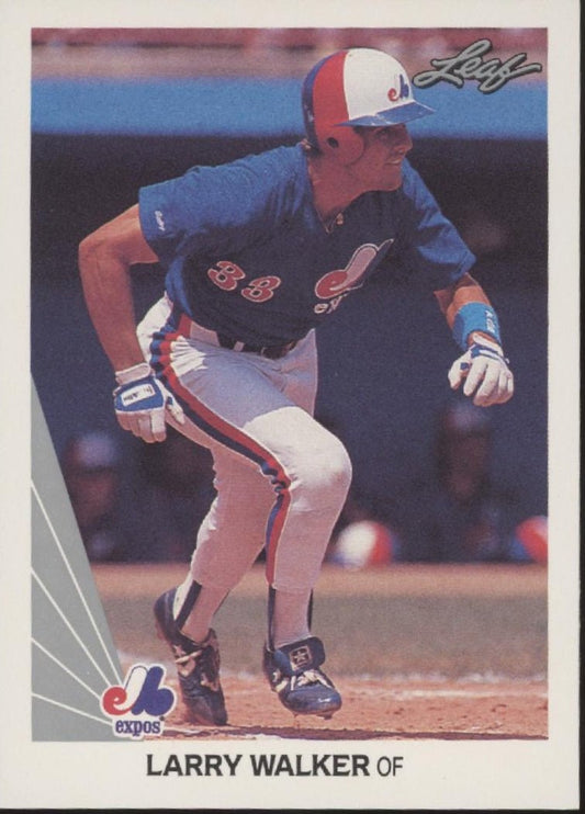 Larry Walker 1990 Leaf RC #325 - Collector Store LLC