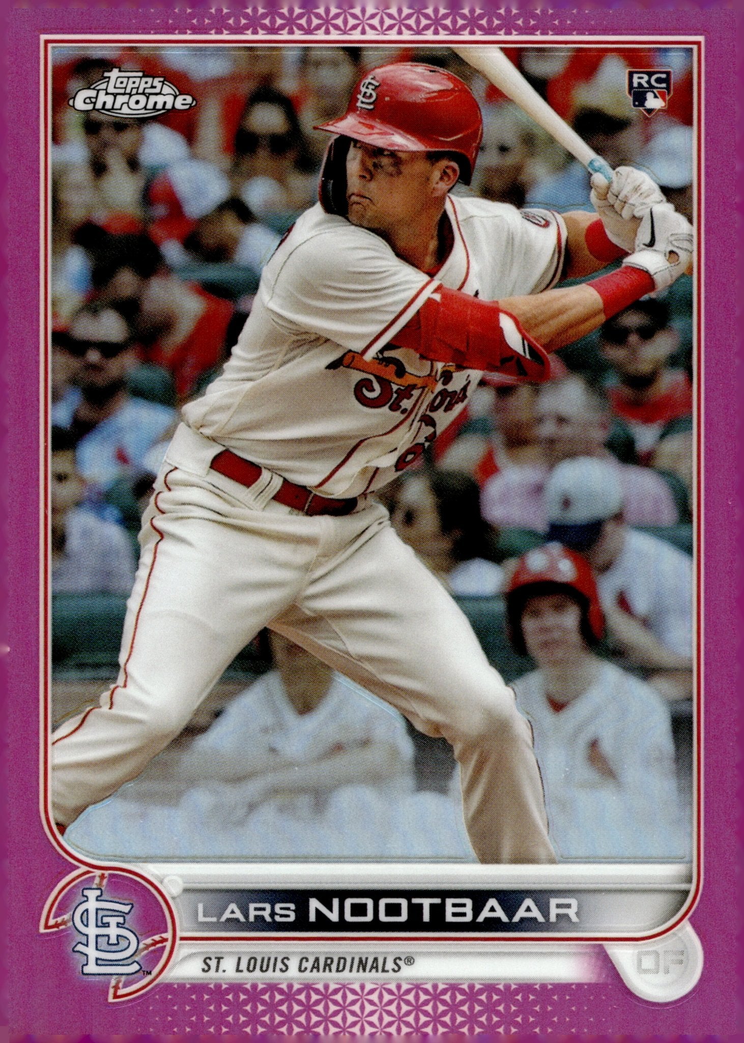Lars Nootbaar 2022 Topps Chrome Pink Refractor RC #19 - Collector Store LLC