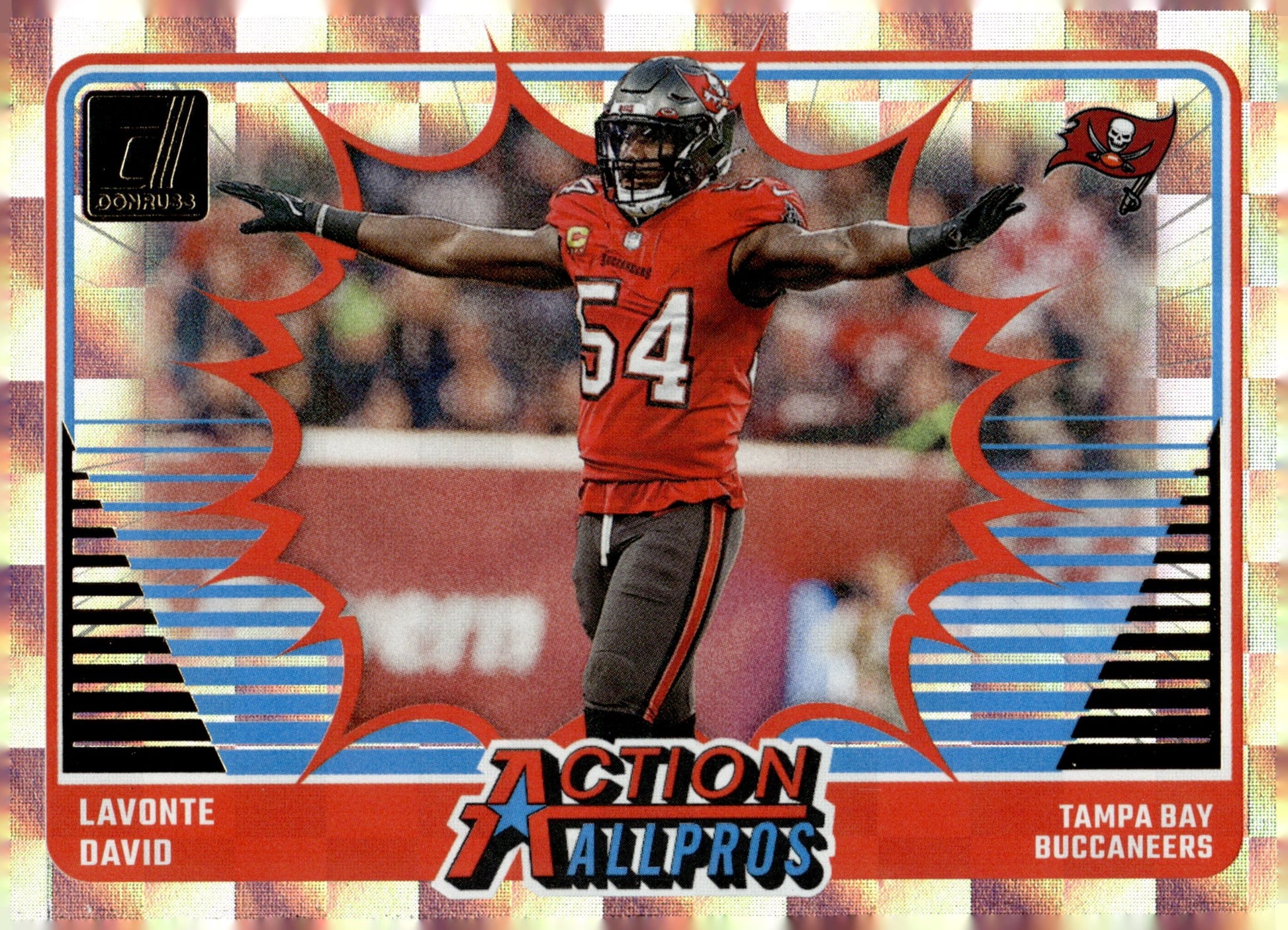 Lavonte David 2024 Panini Donruss Action All Pros #7 - Collector Store LLC