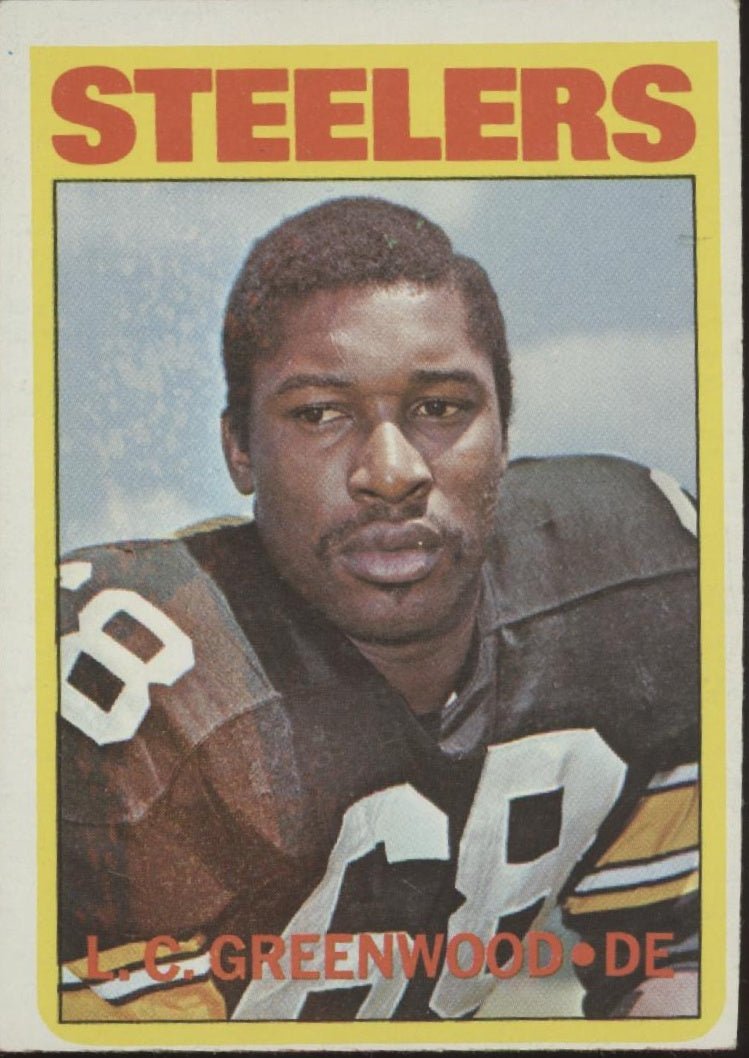 LC Greenwood 1972 Topps RC #101 Pittsburgh Steelers VG - EX - Collector Store LLC