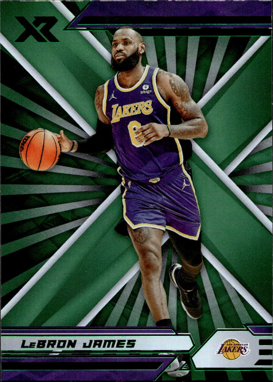 LeBron James 2021 - 22 Panini Chronicles XR Green #397 - Collector Store LLC